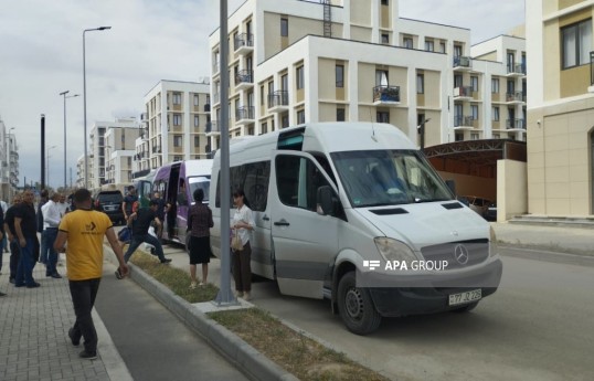 Növbəti köç karvanı Ağdam şəhərinə çatıb - YENİLƏNİB  - FOTO 