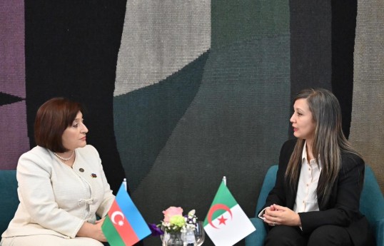 Sahibə Qafarova Əlcəzair Milli Xalq Assambleyasının sədri ilə görüşüb
