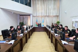 Naxçıvanda fövqəladə hadisələrlə bağlı qərargah məşqi keçirilib