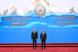 Prezident İlham Əliyev “ŞƏT plyus” formatında görüşdə iştirak edir - FOTO  - VİDEO  - YENİLƏNİB 