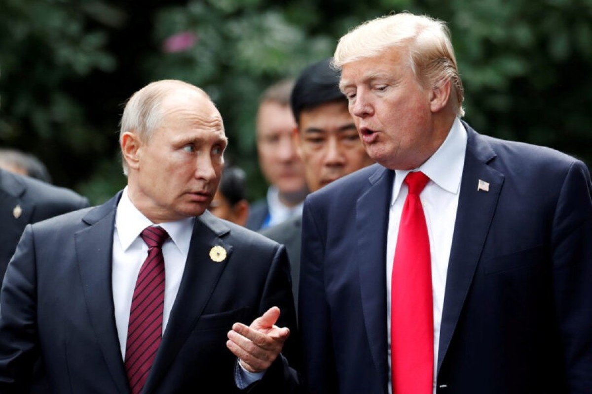 Rusiya prezidenti Vladimir Putin və ABŞ prezidenti Donald Tramp