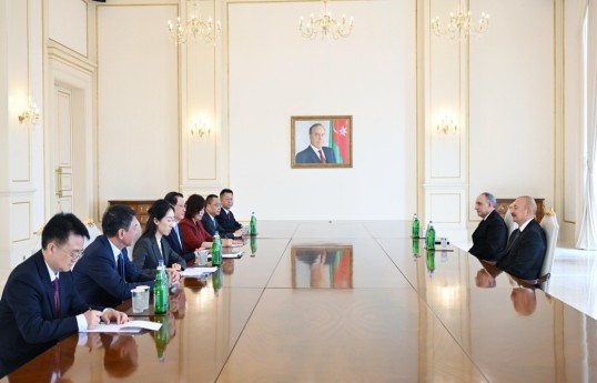 Prezident İlham Əliyev Çin Baş prokurorunu qəbul edib