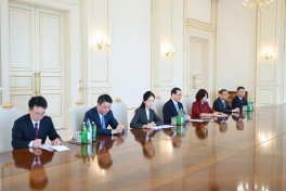 Prezident İlham Əliyev Çin Baş prokurorunu qəbul edib