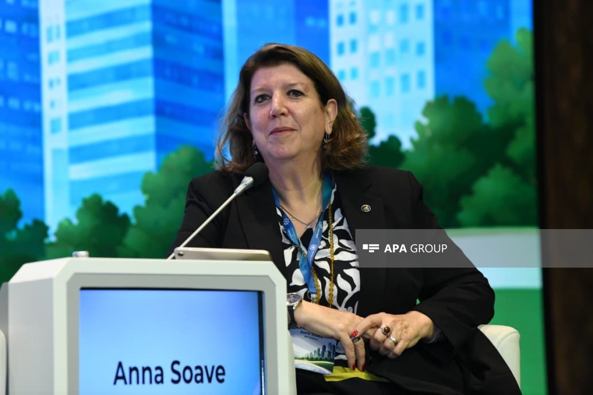 BMT-nin Məskunlaşma Proqramının (UN-Habitat) Azərbaycandakı Ofisinin rəhbəri Anna Soave