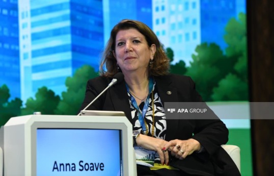 BMT-nin Məskunlaşma Proqramının (UN-Habitat) Azərbaycandakı Ofisinin rəhbəri Anna Soave