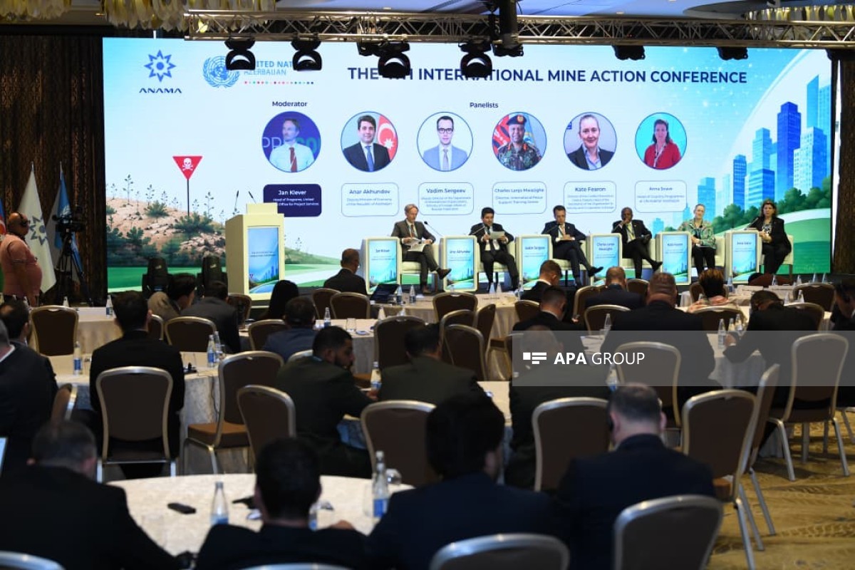 Bakıda “Daha təhlükəsiz və effektiv humanitar minatəmizləmə üçün texnologiya və innovasiya” adlı panel müzakirə keçirilib - FOTO