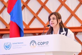 Deputat Pərvanə Vəliyeva COP17-də iştirak edib