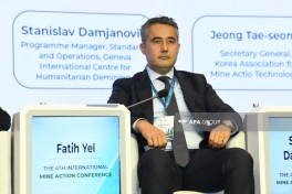 Bakıda “Daha təhlükəsiz və effektiv humanitar minatəmizləmə üçün texnologiya və innovasiya” adlı panel müzakirə keçirilib - FOTO 