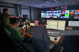 Azərbaycanlı jurnalistlər i24NEWS telekanalının redaksiyasını ziyarət ediblər - FOTO 