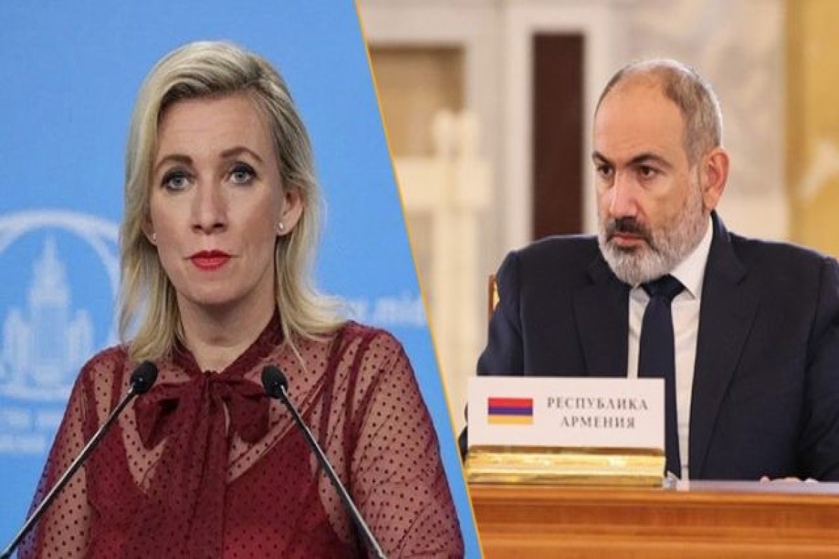 Mariya Zaxarova, Ermənistan Baş naziri Nikol Paşinyan