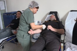 Fövqəladə Hallar Nazirliyində qanvermə aksiyası keçirilib - VİDEO 