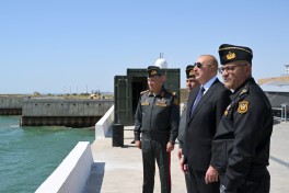Prezident İlham Əliyev Hərbi Dəniz Qüvvələrində olub - FOTO 