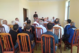 Fövqəladə hallarda davranış qaydaları barədə tədbirlər keçirilib