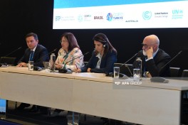 İqlim Həftəsi çərçivəsində növbəti panel sessiyası keçirilib - FOTO