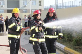 Dövlət Yanğından Mühafizə Xidməti Sumqayıtda “açıq qapı günü” keçirib