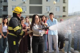 Dövlət Yanğından Mühafizə Xidməti Sumqayıtda “açıq qapı günü” keçirib