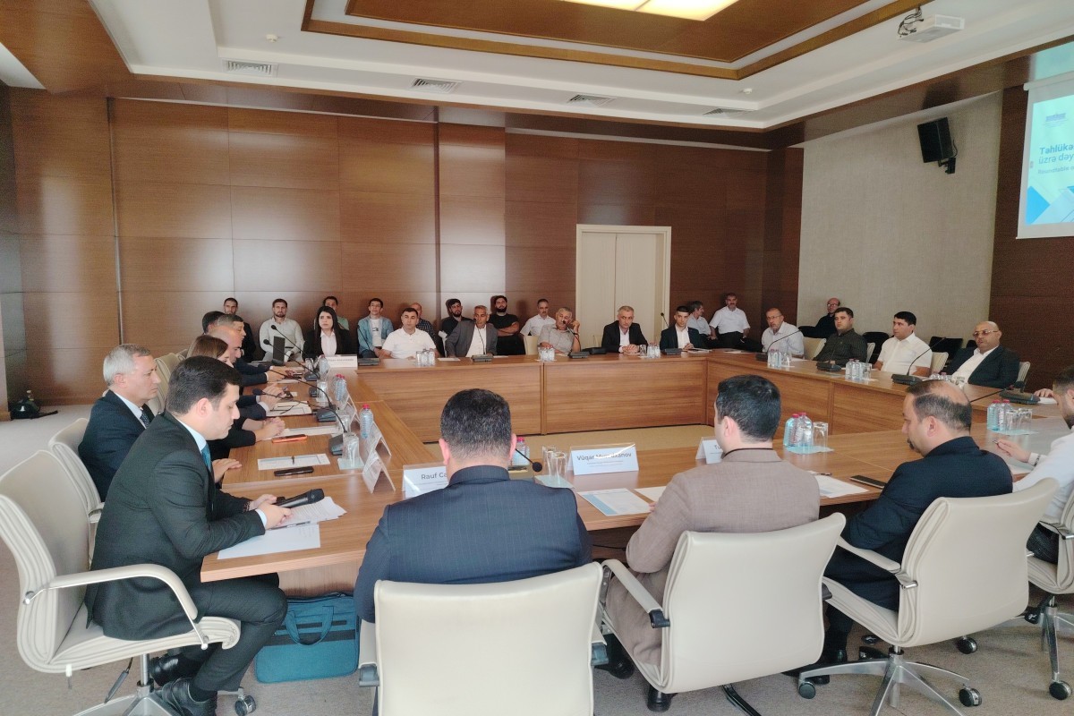 Ağdaşda fövqəladə hallarda risklərin idarə olunması ilə bağlı tədbir keçirilib