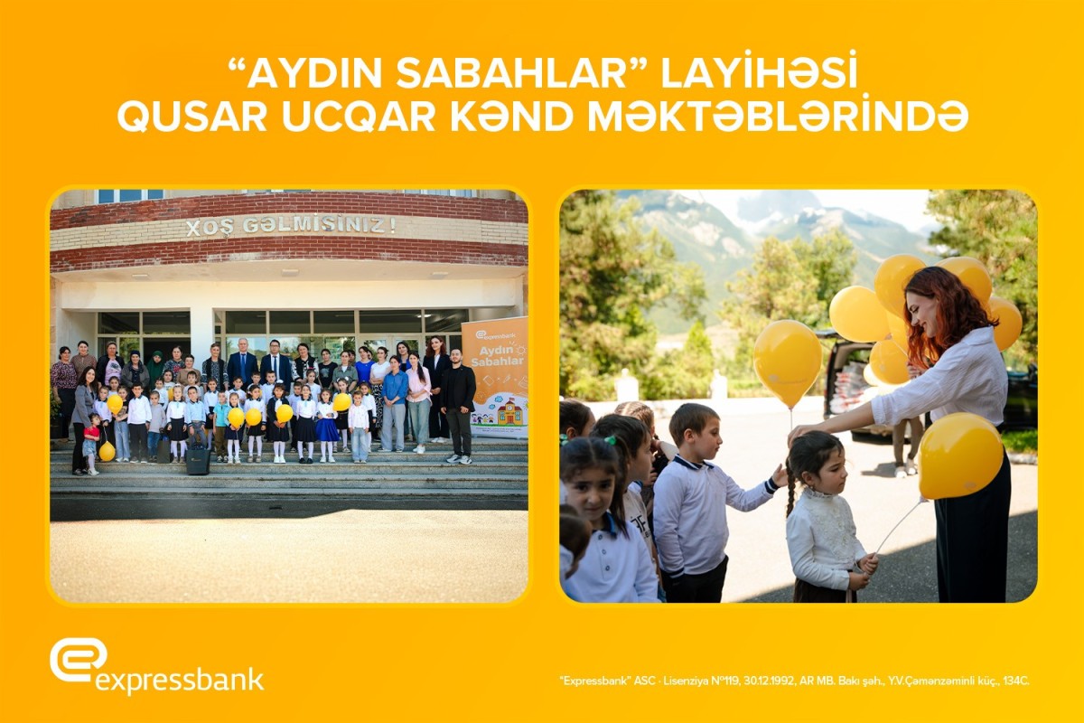 "Expressbank" Qusarın bütün ucqar kəndlərində birinciləri sevindirib