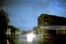 Lənkəranda güclü külək fəsadlar törədib, elektrik təsərrüfatına ciddi ziyan dəyib - FOTO 