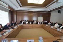 Ağdaşda fövqəladə hallarda risklərin idarə olunması ilə bağlı tədbir keçirilib