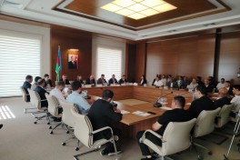 Ağdaşda fövqəladə hallarda risklərin idarə olunması ilə bağlı tədbir keçirilib