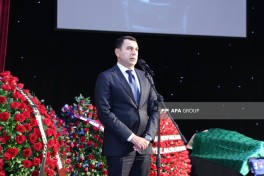 Xalq artisti Aleksandr Şarovski ilə vida mərasimi keçirilib - YENİLƏNİB - FOTO
