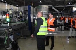 Xarici diplomatlar “İstisu” mineral su zavoduna baş çəkiblər