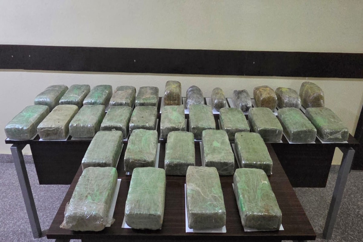 Smuggling of large quantity of drugs from Iran to Azerbaijan prevented