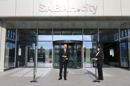 Prezident İlham Əliyev “SABAH.city” innovasiya şəhərciyinin birinci mərhələsinin açılışında iştirak edib - FOTO 