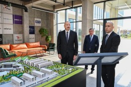 Prezident İlham Əliyev “SABAH.city” innovasiya şəhərciyinin birinci mərhələsinin açılışında iştirak edib - FOTO 