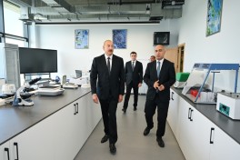 Prezident İlham Əliyev “SABAH.city” innovasiya şəhərciyinin birinci mərhələsinin açılışında iştirak edib - FOTO 