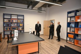Prezident İlham Əliyev “SABAH.city” innovasiya şəhərciyinin birinci mərhələsinin açılışında iştirak edib - FOTO 