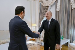 Prezident İlham Əliyev Müsəlman Ağsaqqalları Şurasının baş katibini qəbul edib