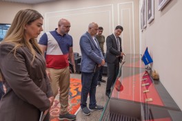 Azərbaycan nümayəndə heyəti Qırğızıstanda “Altynken” qızıl mədəni və affinaj zavodu ilə tanış olub - FOTO 
