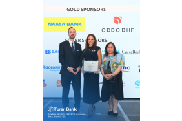 TuranBank “Azərbaycanda aparıcı tərəfdaş bank” nominasiyası üzrə beynəlxalq mükafata layiq görülüb