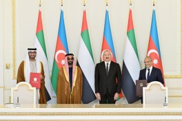 Prezident İlham Əliyev Birləşmiş Ərəb Əmirliklərinin milli təhlükəsizlik müşavirini qəbul edib