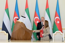 Prezident İlham Əliyev Birləşmiş Ərəb Əmirliklərinin milli təhlükəsizlik müşavirini qəbul edib