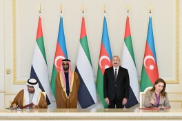Prezident İlham Əliyev Birləşmiş Ərəb Əmirliklərinin milli təhlükəsizlik müşavirini qəbul edib