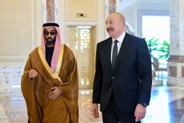 Prezident İlham Əliyev Birləşmiş Ərəb Əmirliklərinin milli təhlükəsizlik müşavirini qəbul edib