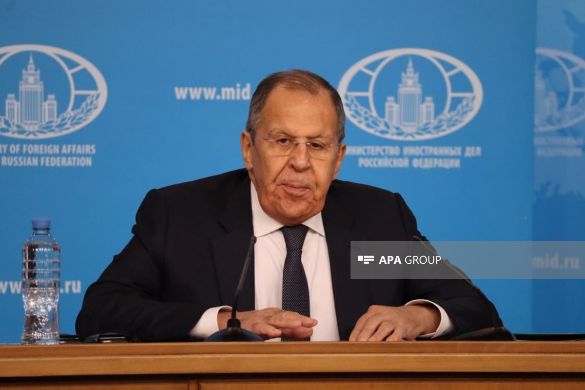 Rusiya xarici işlər naziri Sergey Lavrov