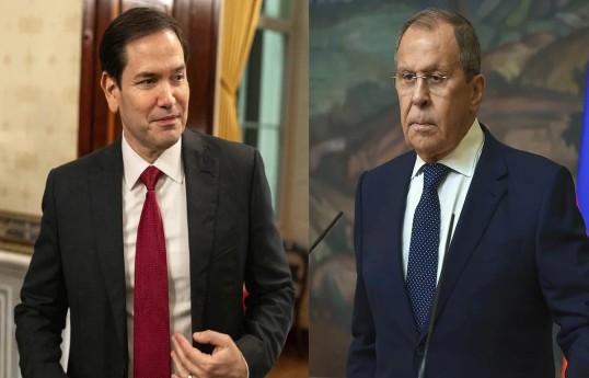 ABŞ dövlət katibi Marko Rubio, Rusiya xarici işlər naziri Sergey Lavrov