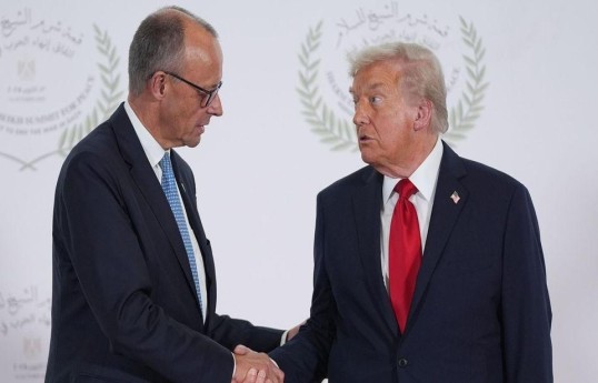 Almaniya kansleri Fridrix Merz və ABŞ Prezidenti Donald Tramp