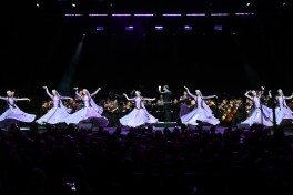 Montrödə Azərbaycanın incəsənət nümayəndələrinin iştirakı ilə qala konsert keçirilib - FOTO 