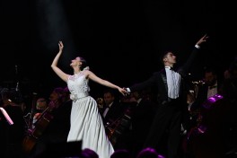 Montrödə Azərbaycanın incəsənət nümayəndələrinin iştirakı ilə qala konsert keçirilib - FOTO 