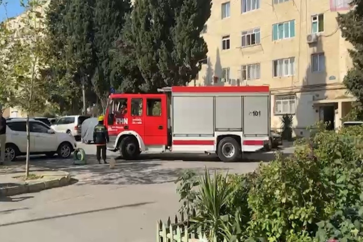 Badamdarda yaşayış binasında partlayış baş verib, xəsarət alan var