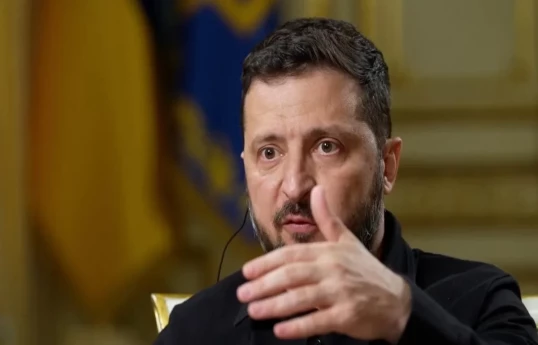 Zelenski: Rusiya son həftələrdə iki dəfə mənim təyyarəmə hücum etməyə çalışıb