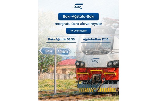 Bakı-Ağstafa-Bakı marşrutu üzrə əlavə reyslər təşkil ediləcək