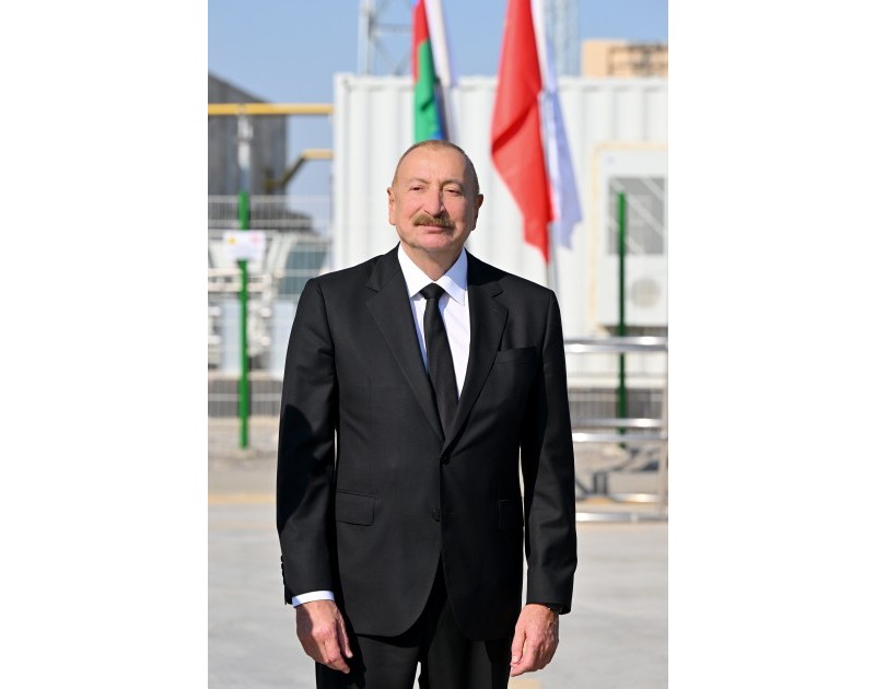 Prezident İlham Əliyev “Qobustan” Günəş Elektrik Stansiyasının açılışında iştirak edib
