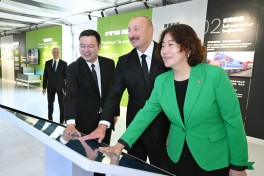 Prezident İlham Əliyev “Qobustan” Günəş Elektrik Stansiyasının açılışında iştirak edib