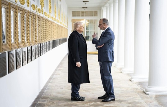 ABŞ prezidenti Donald Tramp və Almaniya kansleri Fridrix Merz
